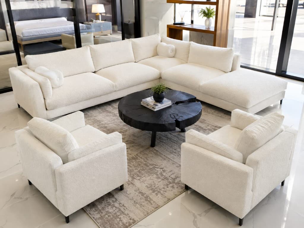Black Slab Coffee Table